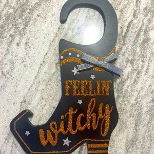 Halloween Hocus Pocus Witchy wooden door hanger